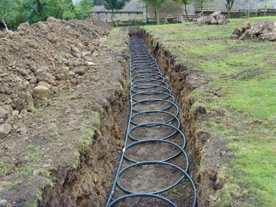 Installing ground-source heat pump